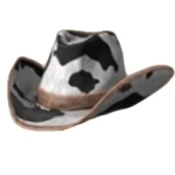 pubg skin Cow Boy Hat (Black)