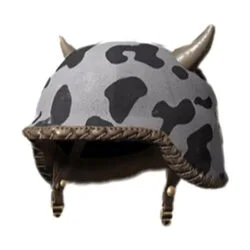 seller pubg skin Cow Print Helmet Lv 2