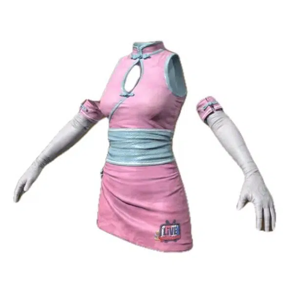 PUBG Skin Bilibili Pink Cloud Dress