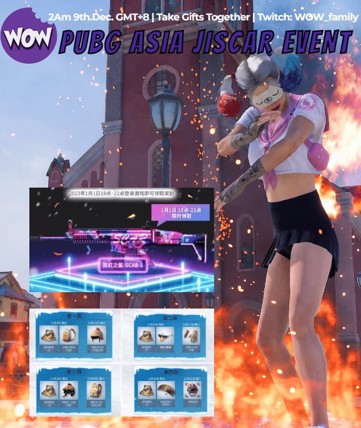 PUBG Skin Jiscar Event