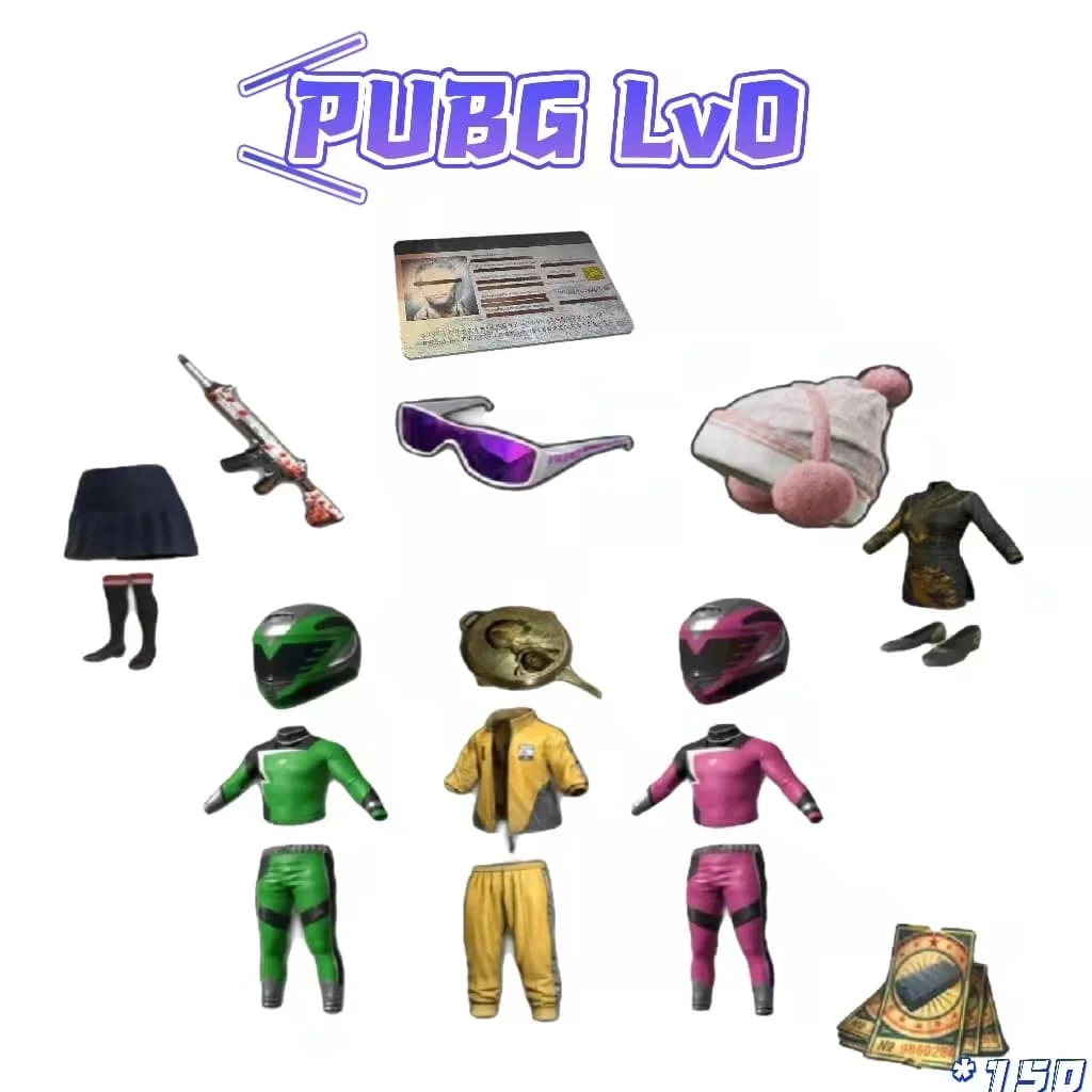 PUBG Account LV0 With Skins 2