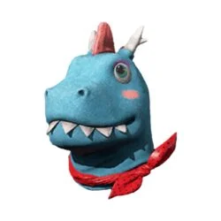 Dinoland Mascot Head (Blue)
